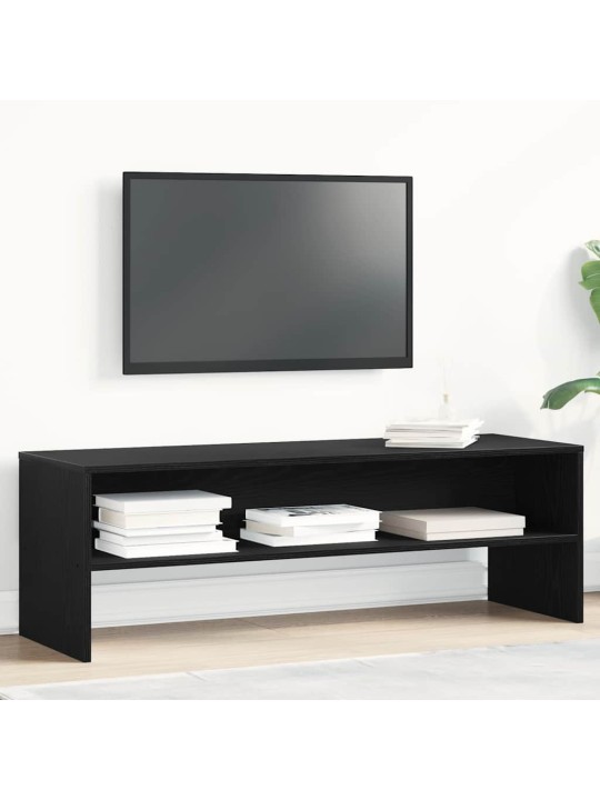Tv skříňka černý dub 120x40x40 cm dřevěná konstrukce