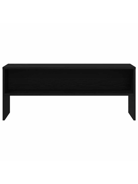 Tv skříňka černý dub 100x40x40 cm dřevěná konstrukce