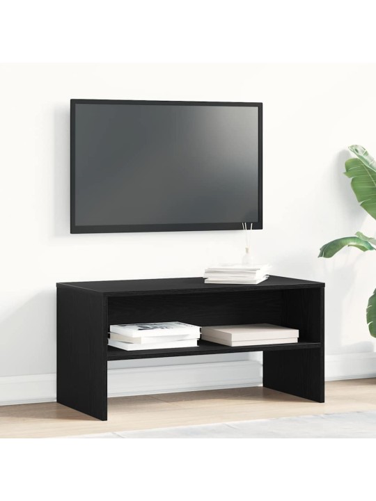 Tv skříňka černý dub 80x40x40 cm dřevěná konstrukce