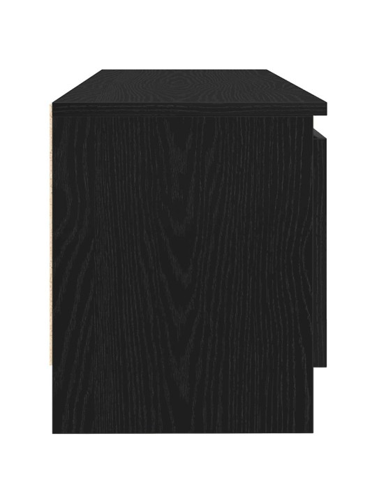 Tv skříňka černý dub 102x30x36 cm dřevěná konstrukce