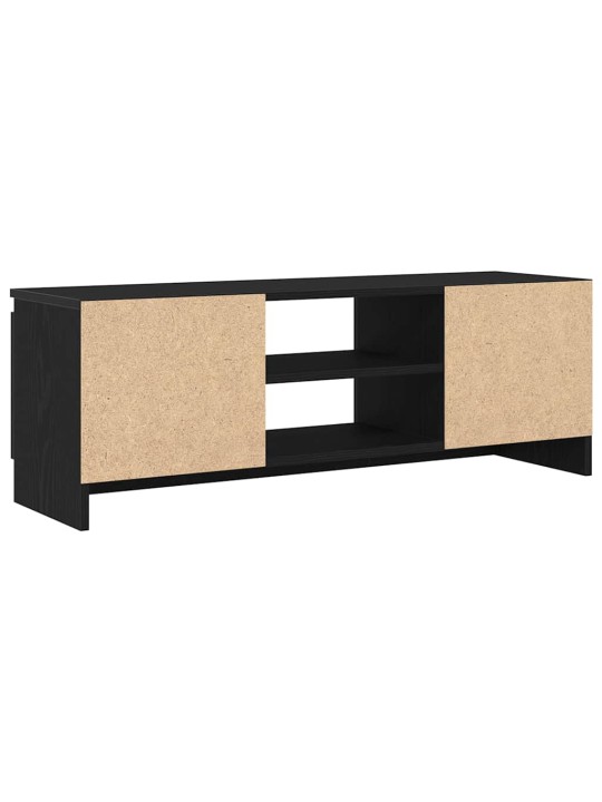 Tv skříňka černý dub 102x30x36 cm dřevěná konstrukce
