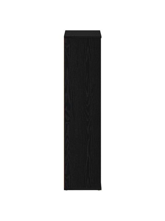 Knihovna černý dub 50x25x104 cm kompozitní dřevo