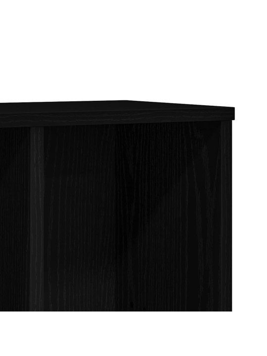 Knihovna černý dub 50x25x104 cm kompozitní dřevo