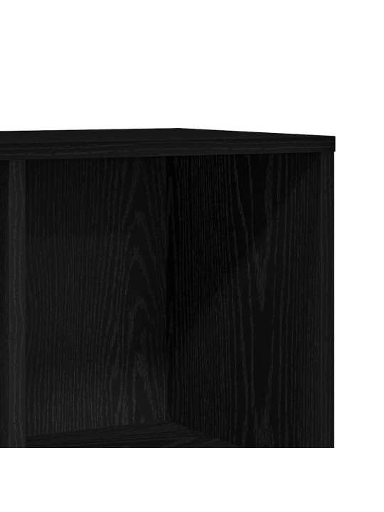 Knihovna černý dub 98 x 29 x 97,5 cm kompozitní dřevo