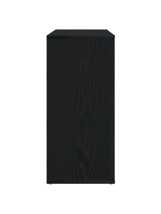 Příborník černý dub 91x29,5x65 cm dřevěná konstrukce