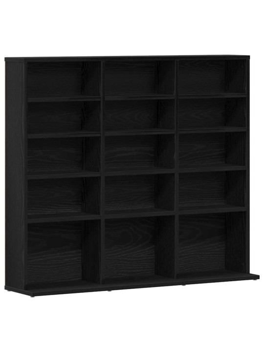 Skříňka na cd černý dub 100 x 23 x 89,5 cm kompozitní dřevo