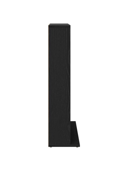 Skříňka na cd černý dub 100 x 23 x 89,5 cm kompozitní dřevo