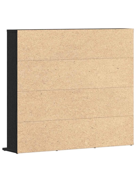 Skříňka na cd černý dub 100 x 23 x 89,5 cm kompozitní dřevo