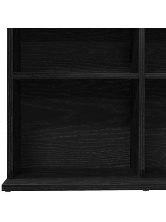 Skříňka na cd černý dub 100 x 23 x 89,5 cm kompozitní dřevo