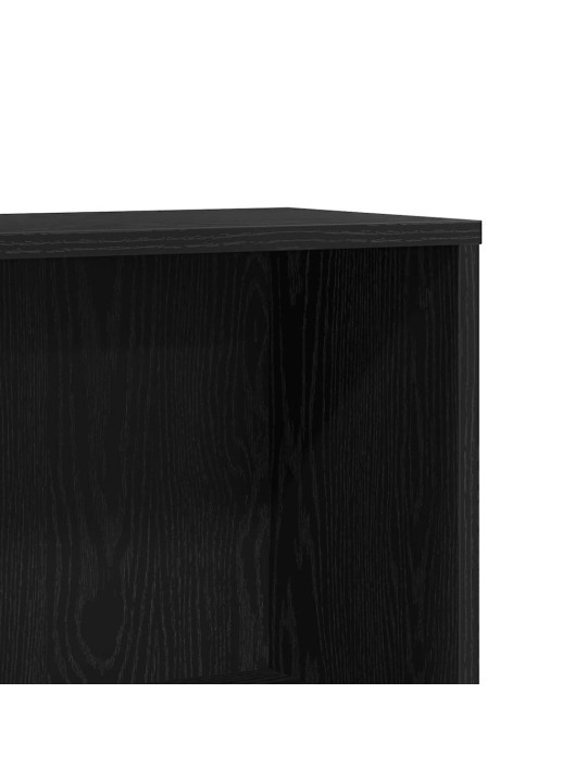Knihovna černý dub 67x24x161 cm kompozitní dřevo