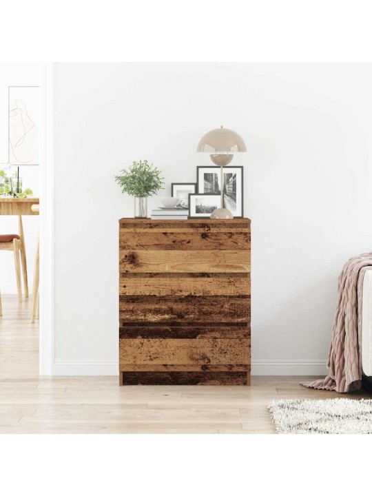 Příborník old wood 60x35x76 cm kompozitní dřevo
