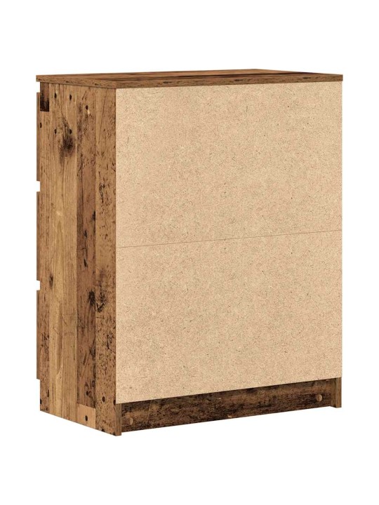 Příborník old wood 60x35x76 cm kompozitní dřevo