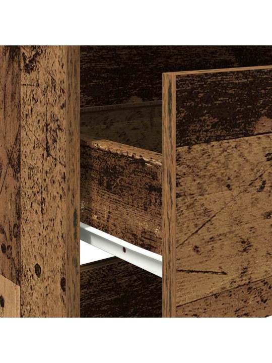Příborník old wood 60x35x76 cm kompozitní dřevo