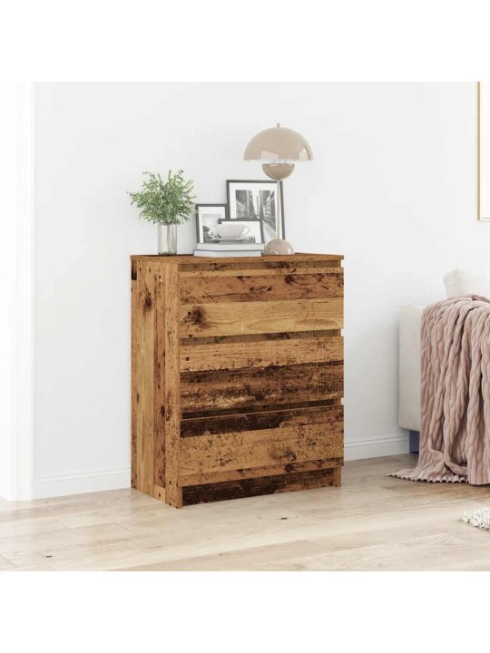 Příborník old wood 60x35x76 cm kompozitní dřevo