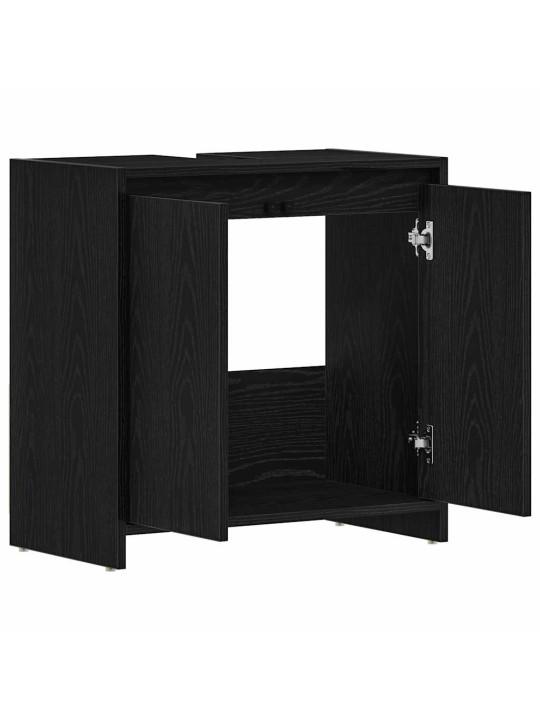 Koupelnová skříňka black oak 60x33x60 cm dřevěná konstrukce