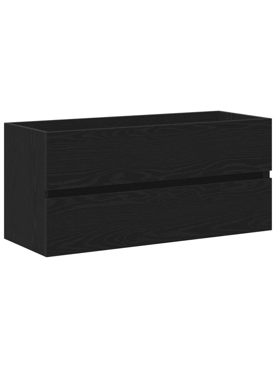 Skříňka pod umyvadlo černý dub 100x38,5x45 cm kompozitní dřevo