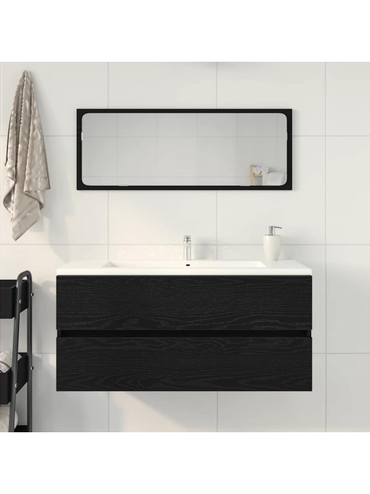 Skříňka pod umyvadlo černý dub 100x38,5x45 cm kompozitní dřevo