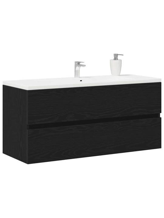 Skříňka pod umyvadlo černý dub 100x38,5x45 cm kompozitní dřevo