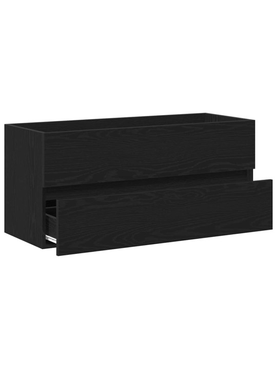 Skříňka pod umyvadlo černý dub 100x38,5x45 cm kompozitní dřevo