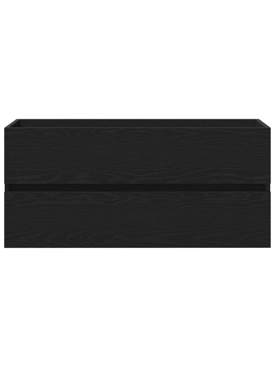 Skříňka pod umyvadlo černý dub 100x38,5x45 cm kompozitní dřevo