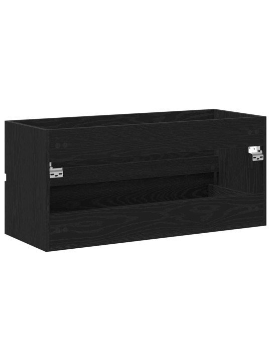 Skříňka pod umyvadlo černý dub 100x38,5x45 cm kompozitní dřevo