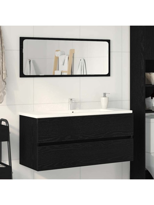 Skříňka pod umyvadlo černý dub 100x38,5x45 cm kompozitní dřevo