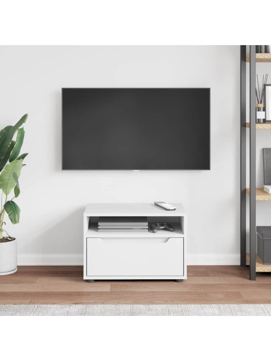 Tv skříňka visnes bílý 60x40x38 cm kompozitní dřevo