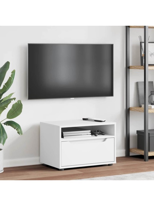 Tv skříňka visnes bílý 60x40x38 cm kompozitní dřevo