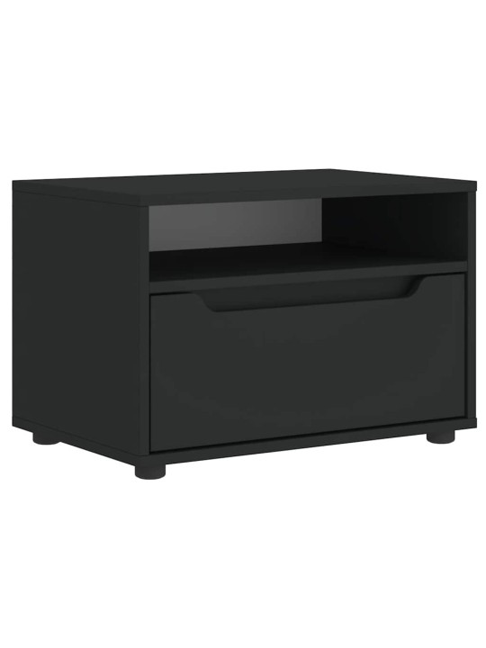 Tv skříňka visnes černý 60x40x38 cm kompozitní dřevo
