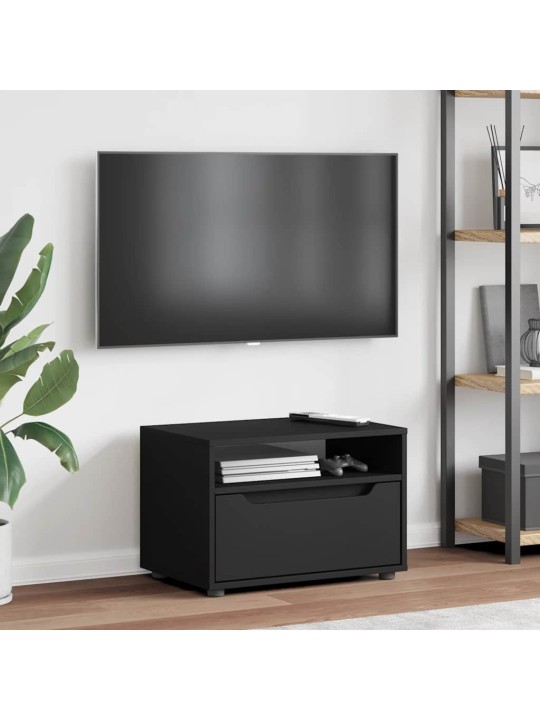 Tv skříňka visnes černý 60x40x38 cm kompozitní dřevo