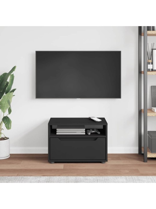 Tv skříňka visnes černý 60x40x38 cm kompozitní dřevo