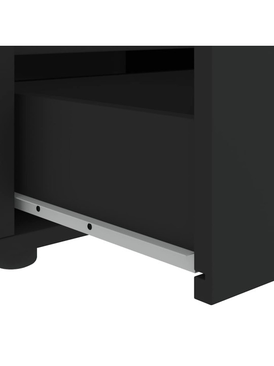 Tv skříňka visnes černý 60x40x38 cm kompozitní dřevo