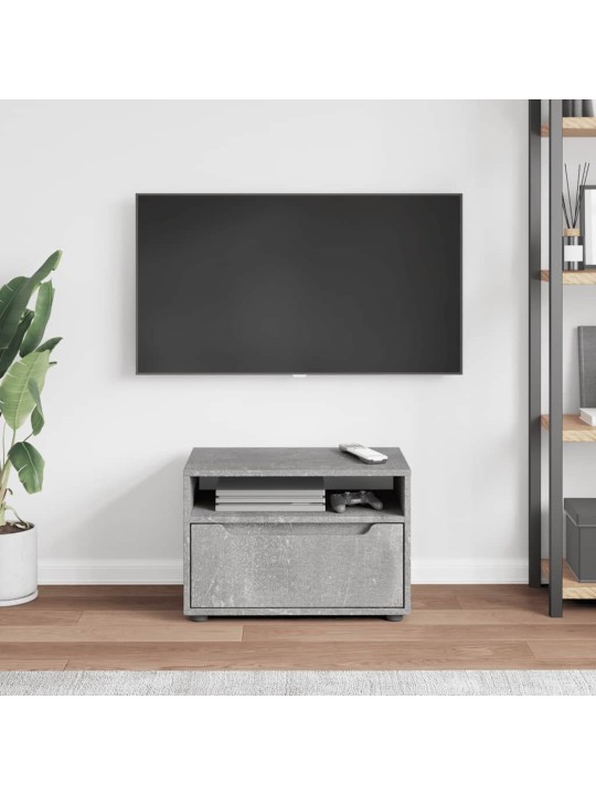 Tv skříňka visnes betonově šedá 60x40x38 cm kompozitní dřevo