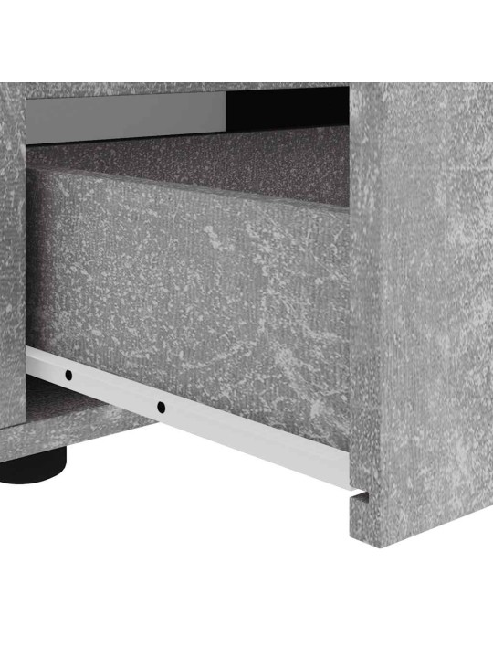 Tv skříňka visnes betonově šedá 60x40x38 cm kompozitní dřevo