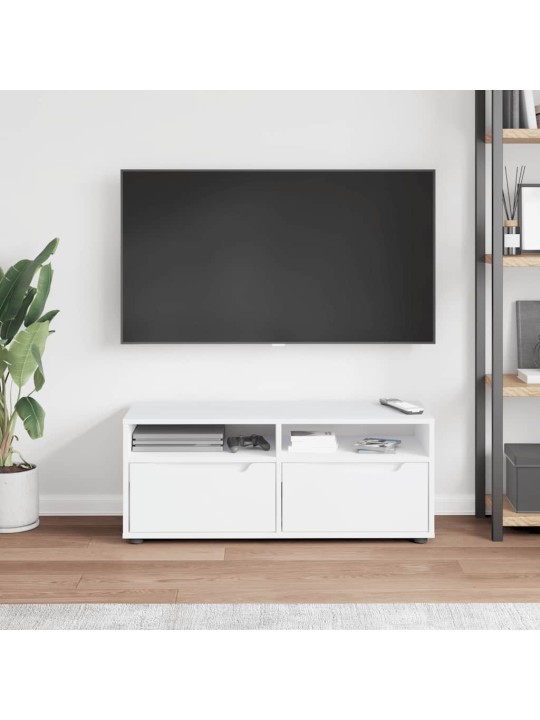 Tv skříňka visnes bílý 100x40x38 cm kompozitní dřevo