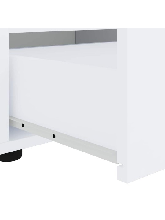 Tv skříňka visnes bílý 100x40x38 cm kompozitní dřevo