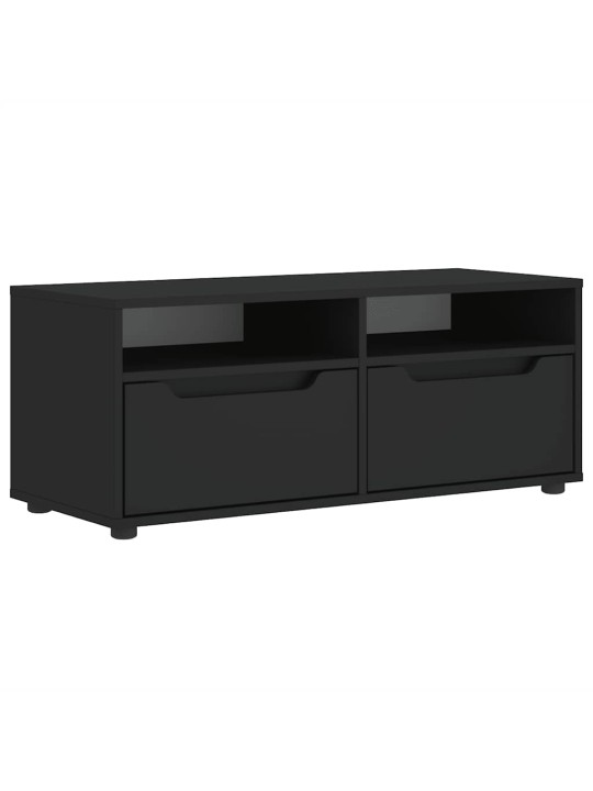 Tv skříňka visnes černý 100x40x38 cm kompozitní dřevo
