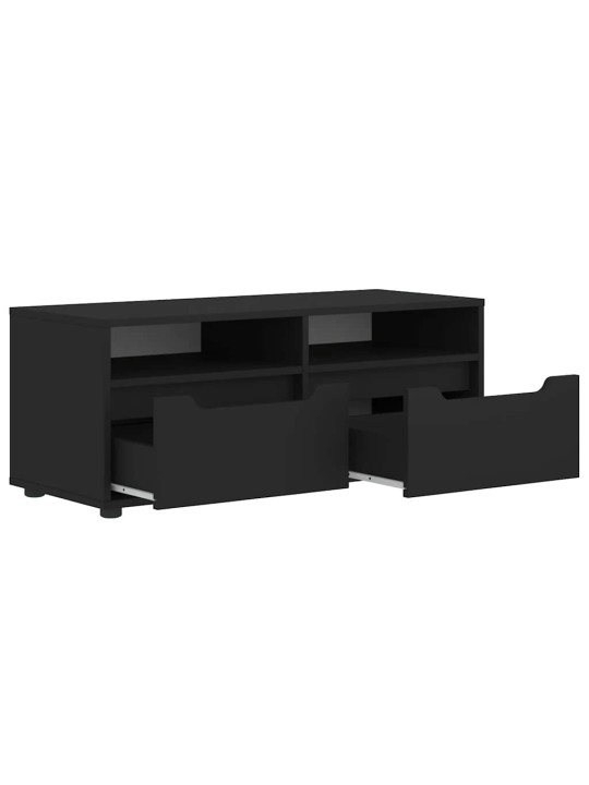 Tv skříňka visnes černý 100x40x38 cm kompozitní dřevo