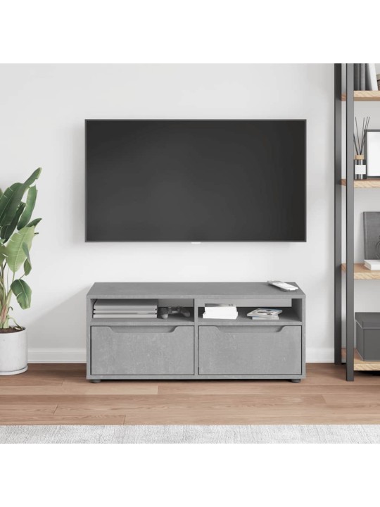 Tv skříňka visnes betonově šedá 100x40x38 cm kompozitní dřevo