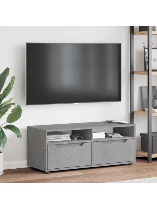 Tv skříňka visnes betonově šedá 100x40x38 cm kompozitní dřevo