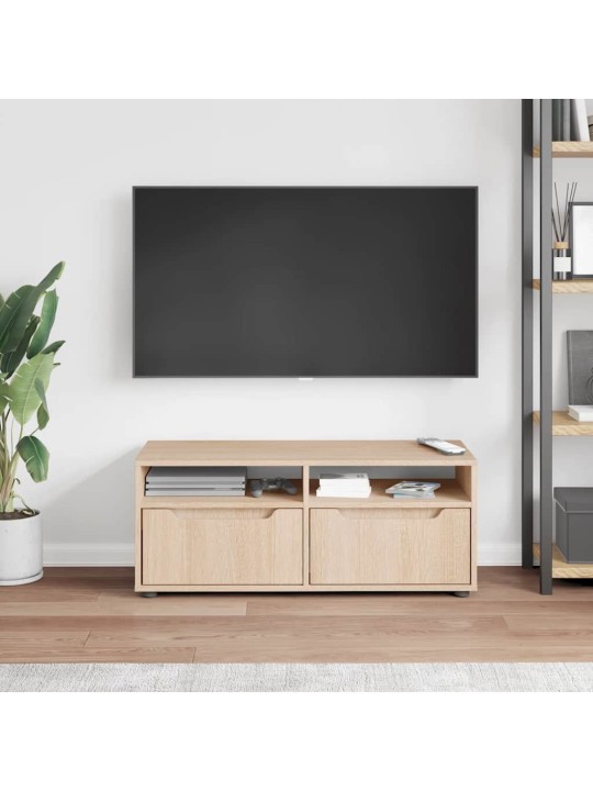 Tv skříňka visnes dub sonoma 100x40x38 cm kompozitní dřevo