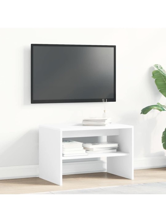 Tv skříňka bílá 60x40x40 cm kompozitní dřevo