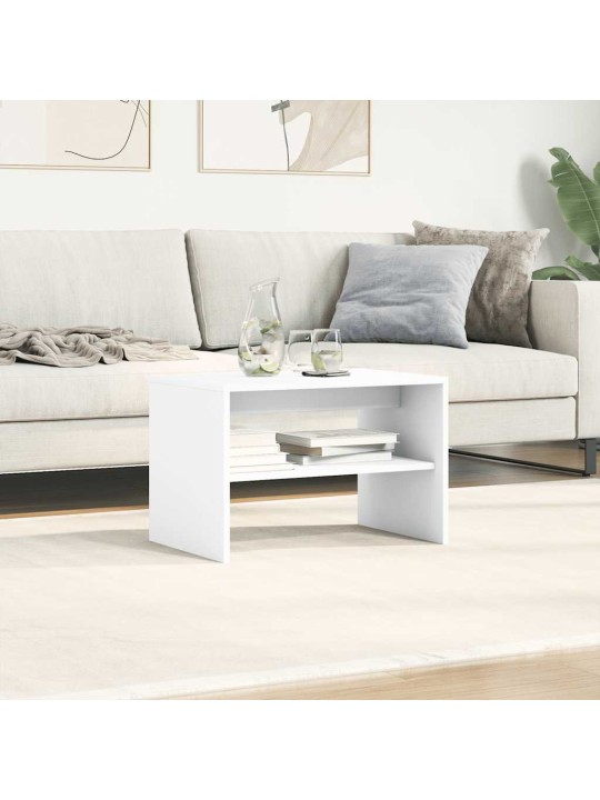 Tv skříňka bílá 60x40x40 cm kompozitní dřevo