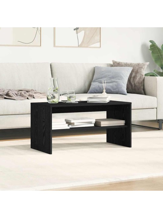 Tv skříňka černý dub 80x40x40 cm dřevěná konstrukce