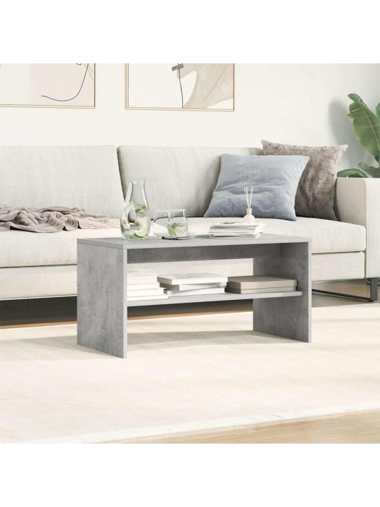 Tv stolek betonově šedý 80 x 40 x 40 cm dřevotříska