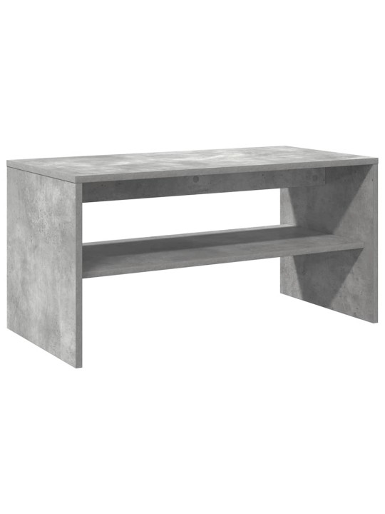 Tv stolek betonově šedý 80 x 40 x 40 cm dřevotříska