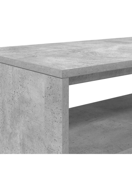 Tv stolek betonově šedý 80 x 40 x 40 cm dřevotříska