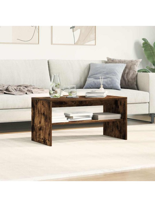Tv stolek kouřový dub 80 x 40 x 40 cm kompozitní dřevo