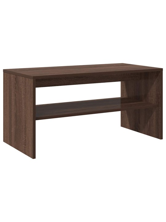 Tv stolek hnědý dub 80 x 40 x 40 cm kompozitní dřevo