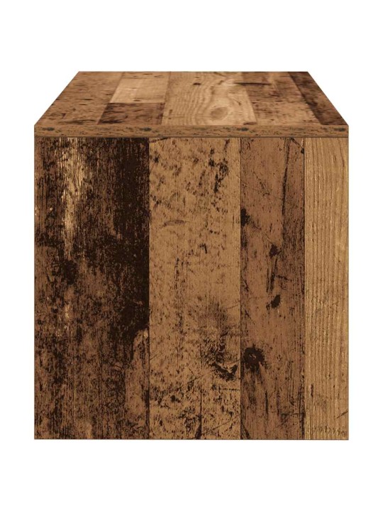 Tv stolek old wood 80 x 40 x 40 cm kompozitní dřevo